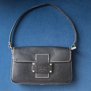 Kate Spade Black Mini Bag with Gold Accents
